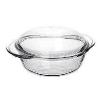 Travessa Terrina Marinex de Vidro com Tampa 1 Litro - 1 Unidade