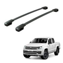 Travessa Teto Amarok Cd 2014 2015 2016 2017 Alumínio Preto