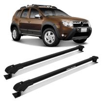 Travessa Teto Duster Preta Slim Fina (par) TS-4012 Projecar