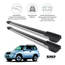 Travessa Teto Larga Preto Aluminio Grand Vitara 1998 À 2004 Travessa Teto Larga Preto Aluminio Grand Vitara 1998 À 2004
