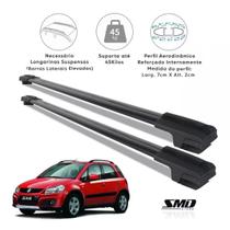Travessa Teto Larga Preto Aluminio Suzuki Sx4 2006 A 2013 Travessa Teto Larga Preto Aluminio Suzuki Sx4 2006 A 2013