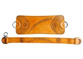 Travessão e chincha para laço comprido inox 100% couro Travessão e chincha para laço comprido inox 100% couro