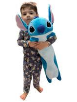 Travesseio Xuxão Stitch De Corpo Criança 66cm Macio Antialérgico Travesseio Xuxão Stitch De Corpo Criança 66cm Macio Antialérgico