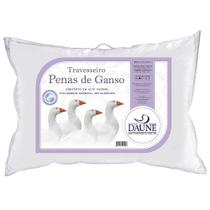 Travesseiro 100% Pena de Ganso 50cm x 70cm - Daune Travesseiro 100% Pena de Ganso 50cm x 70cm - Daune
