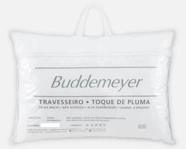 Travesseiro 50x70cm Buddemeyer Toque de Pluma Algodão Branco Travesseiro 50x70cm Buddemeyer Toque de Pluma Algodão Branco