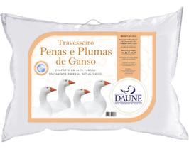 Travesseiro 80% Pena De Ganso 20% Pluma De Ganso Daune