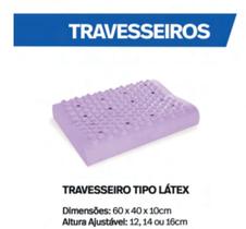 Travesseiro ajustável , impermeável, antialérgico. Tecnologia nanoex