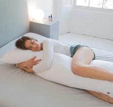 Travesseiro Almofada De Corpo Xuxão Gigante 100 Silicone - 283 Branco