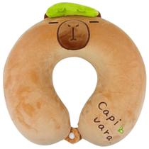 Travesseiro Almofada de Pescoço Viagem Fofinha de Capivara - C A A BRASIL