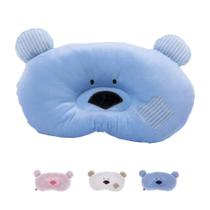 Travesseiro Almofada Rn Bebê Antialérgico Ergonômico Azul - Zip Toys Travesseiro Almofada Rn Bebê Antialérgico Ergonômico Azul - Zip Toys