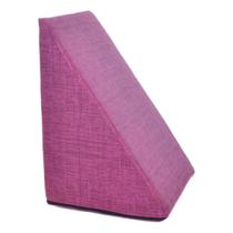 Travesseiro Almofada Tringalular Encosto Apoio Costa Leitura Com Capa Pink Travesseiro Almofada Tringalular Encosto Apoio Costa Leitura Com Capa Pink