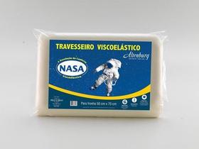Travesseiro altenburg nasa 46 x 66 visco elastico antimicrobial marfim