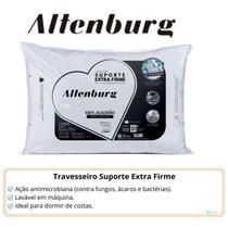 Travesseiro Altenburg Suporte Extra Firme - Percal 180 Fios - Tratamento Antimicrobiano - Revestimento de Algodão