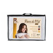 Travesseiro Alto Favos De Mel Lavável Para Dormir 50x70cm Fibrasca 4945 Travesseiro Alto Favos De Mel Lavável Para Dormir 50x70cm Fibrasca 4945