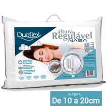 Travesseiro Altura Regulável Nasa De10 a 20cm 50x70cm Duoflex - RN1100