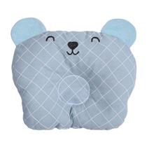 Travesseiro Anatômico Bebê 100% Algodão 23x18cm Bordado Papi Friends