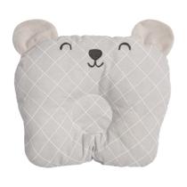 Travesseiro Anatômico Bebê 100% Algodão 23x18cm Bordado Papi Friends