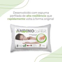 Travesseiro Andino Firmeza Máxima E Conforto Ideal Branco