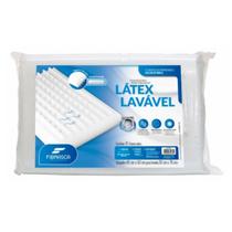 Travesseiro Anti Ácaro e Mofo Látex Lavável Tecnologia Refresca Verão Conforto Fibrasca