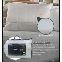 Travesseiro Anti Frizz Cetim - Toque de Pluma Fibra 3D Premium - conforto de Hotel