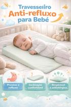 Travesseiro Anti Refluxo Para Bebê Mais Conforto e Noites Tranquilas Travesseiro Anti Refluxo Para Bebê Mais Conforto e Noites Tranquilas