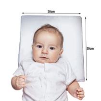 Travesseiro Anti Refluxo Rampa Bebê para Carrinho