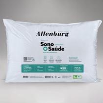 Travesseiro antialergico branco lavavel sono e saúde 50x70 bom sono
