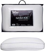Travesseiro Antialérgico Viscoelástico 50x70 Nasa Ice Toque Refrescante