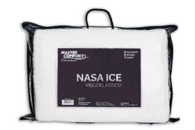 Travesseiro Antialérgico Viscoelástico Nasa Ice Refrescante 50x70cm Travesseiro Antialérgico Viscoelástico Nasa Ice Refrescante 50x70cm