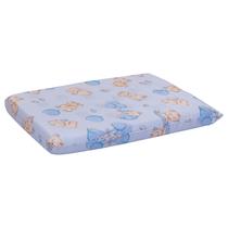 Travesseiro antissufocante bercinho 100% algodão azul e rosa urso Travesseiro antissufocante bercinho 100% algodão azul e rosa urso