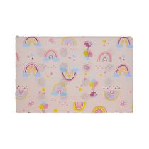Travesseiro Antissufocante Estampadado Em Algodão 29x19cm Baby Incomfral Cor:Arco Íris Rosa Travesseiro Antissufocante Estampadado Em Algodão 29x19cm Baby Incomfral Cor:Arco Íris Rosa