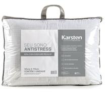 Travesseiro Antistress 50x70cm Branco - Karsten