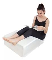 Travesseiro Antivarizes Elevação Das Pernas, Joelhos E Pés Branco - Travesseiro Ideal