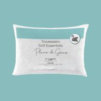 Travesseiro Avulso Soft Essentials Toque Pluma de Ganso Percal 180 Fios Travesseiro Avulso Soft Essentials Toque Pluma de Ganso Percal 180 Fios