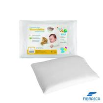 Travesseiro Baby Antissufocante Infantil - 30x40 - Fibrasca