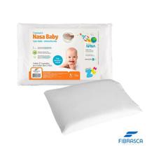 Travesseiro Baby Nasa - Enchimento Viscoelático - Branco