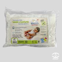Travesseiro baby saude e conforto - fibrasca - 40 x 30 x 5 cm - branco