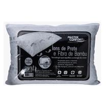 Travesseiro Bambu Fibra Antialergico Antifungo Macio Alto 50 cm x 70 cm Fofinho Confortavel