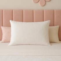 Travesseiro Bebê Berço e Carrinho Soninho Hipercal 200 Fios 30x40cm Silicone Hipoalergênico Macio