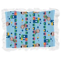 Travesseiro Bebê Com Babado Decorado Infantil Turma Da Mônica - Incomfral Baby