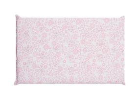 Travesseiro Bebê Espuma Com Furos Floral Rosa Papi