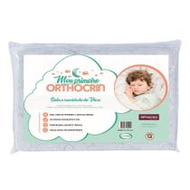 Travesseiro Bebê Meu Primeiro Orthocrin Visco 35x55x4 Espuma Viscoelástica Certificada
