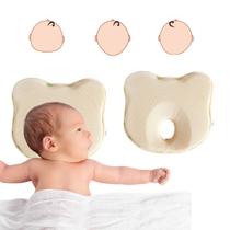 Travesseiro Bebe Plagiocefalia Cabeça Chata Recém Nascido Anatômico Respirável Espuma 0 a 12 meses - Baby Kids