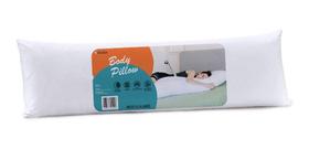 Travesseiro body pillow 40x130cm Fibra Siliconada - Com Zíper & Fronha Travesseiro body pillow 40x130cm Fibra Siliconada - Com Zíper & Fronha