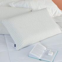 Travesseiro Branco Fibra de Silicone Alto Macio Impermeavel Premium Anti Alergico AntiMofo Lavavel