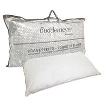 Travesseiro Buddemeyer Toque de Pluma 50x70 Branco Algodão Macio Conforto Travesseiro Buddemeyer Toque de Pluma 50x70 Branco Algodão Macio Conforto