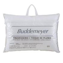 Travesseiro Buddemeyer Toque de Pluma Algodão Branco 50x70cm