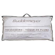 Travesseiro Buddemeyer Toque Pluma Branco 233 Fios 50x70cm