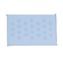Travesseiro c/ furos segurança anti-sufocante sono bebe azul