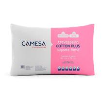Travesseiro Camesa Cotton Plus Suporte Firme Antialérgico Anti-Ácaro Travesseiro Camesa Cotton Plus Suporte Firme Antialérgico Anti-Ácaro